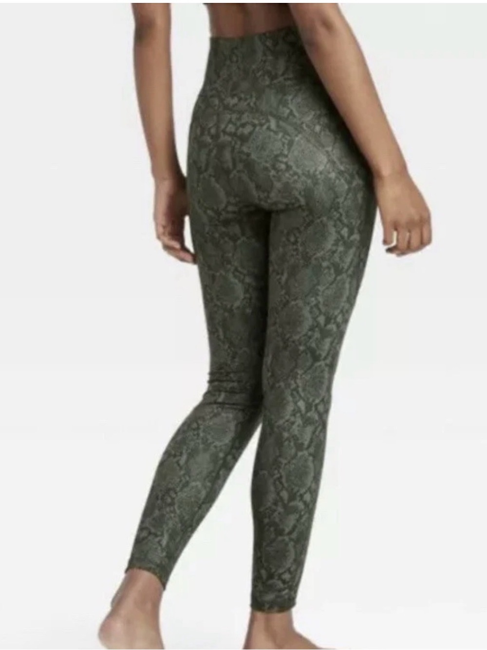 All In Motion Women's XXL Green Snakeskin Print Leggings